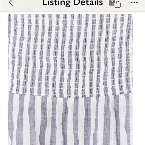 Torrid Stripped Midi Peplum Tank Top - Picture 4 of 12